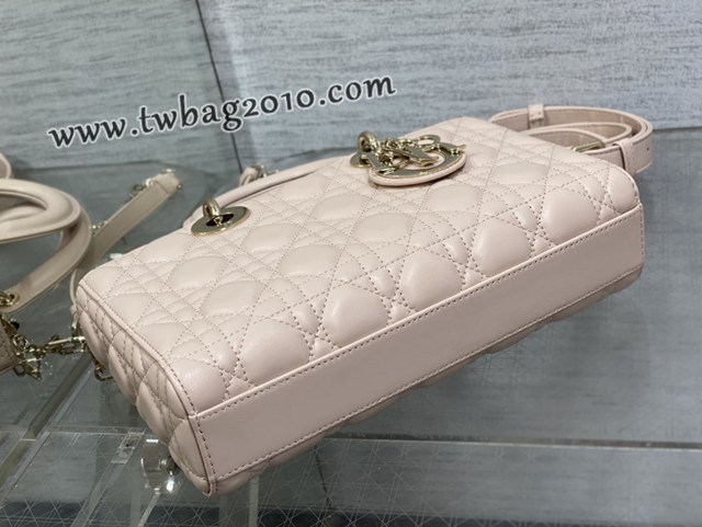 Dior专柜新款迪奥高仿原单D-joy胭脂粉大号手提女包 djfk1740